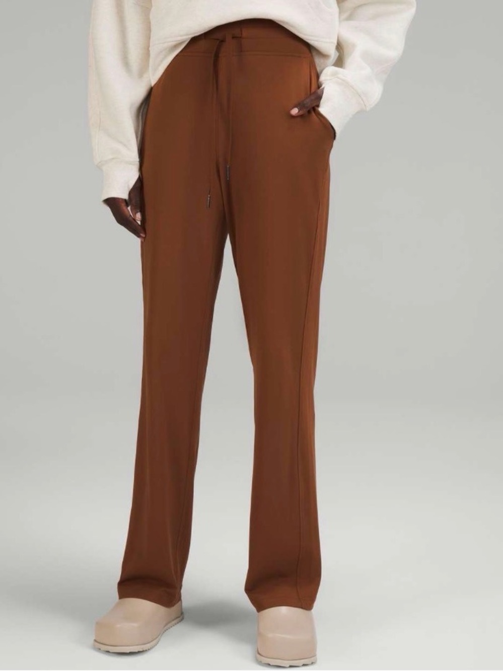 Lululemon Ready To Rulu Straight Leg High-Rise Pant Roasted Brown Size 2